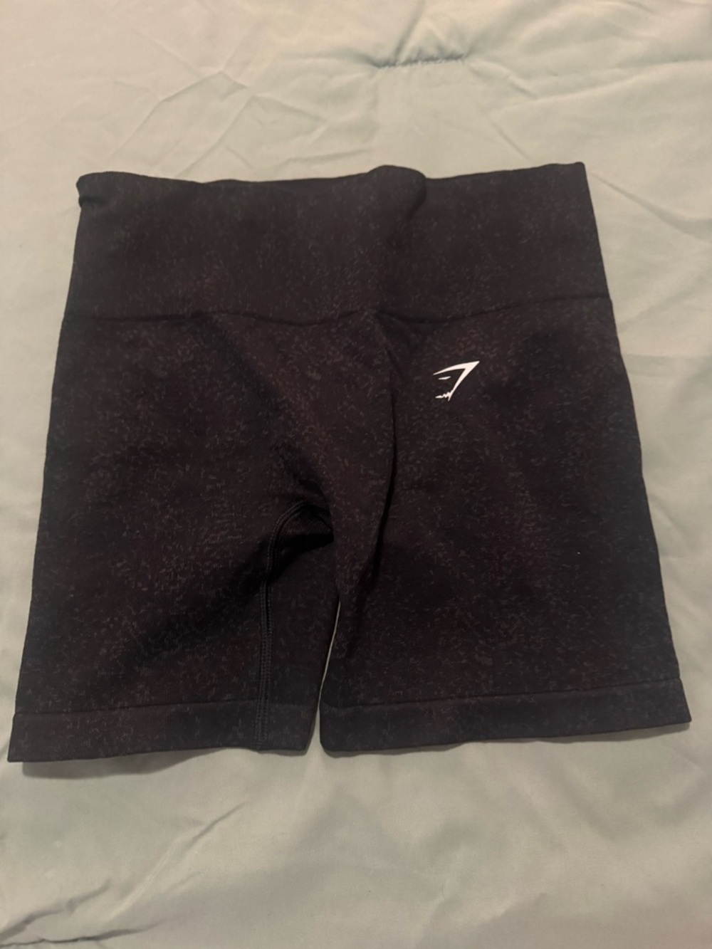 Gymshark Black High-Rise Athletic Biker Shorts